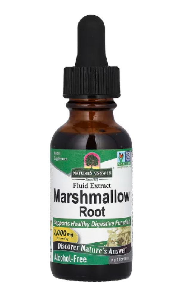 Nature's Answer, Marshmallow Root Fluid Extract, Alcohol-Free, 2,000 mg, 1 fl oz (30 ml)