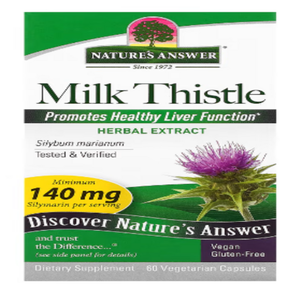Nature's Answer, Milk Thistle, 60 Vegetarian Capsules
