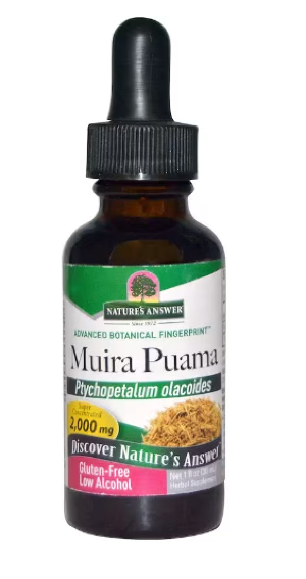 Nature's Answer, Muira Puama, Low Alcohol, 2,000 mg, 1 fl oz (30 ml)