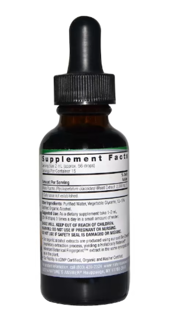 Nature's Answer, Muira Puama, Low Alcohol, 2,000 mg, 1 fl oz (30 ml)