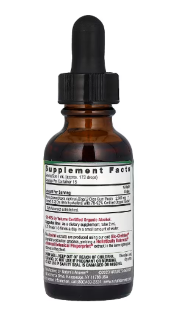 Nature's Answer, Myrrh, Organic Alcohol, 2,000 mg, 1 fl oz (30 ml)