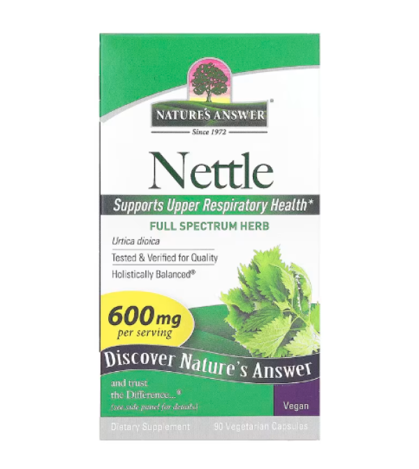Nature's Answer, Nettle, 600 mg, 90 Vegetarian Capsules (300 mg per Capsule)