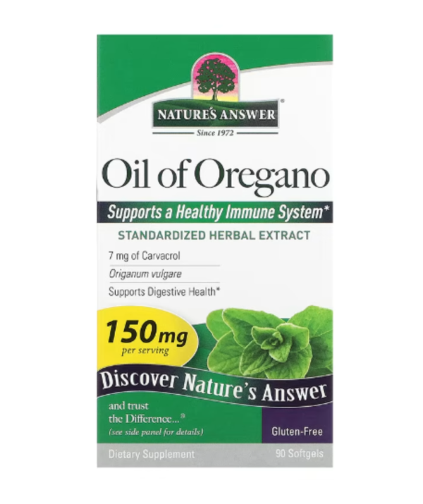 Nature's Answer, Oil of Oregano, 150 mg, 90 Softgels