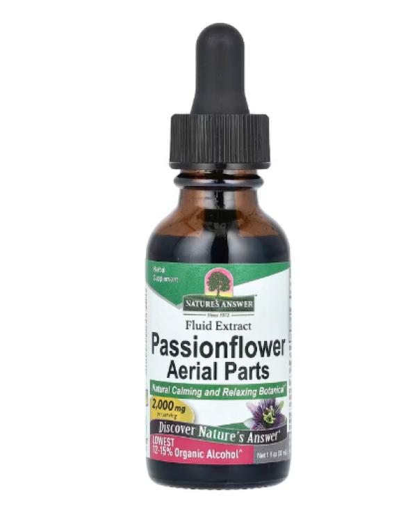 Nature's Answer, Passionflower Aerial Parts, Fluid Extract, 2,000 mg, 1 fl oz (30 ml)