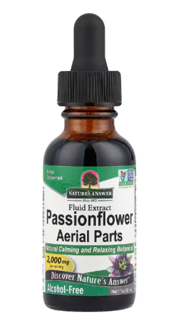 Nature's Answer, Passionflower Aerial Parts, Fluid Extract, Alcohol-Free, 2,000 mg, 1 fl oz (30 ml)
