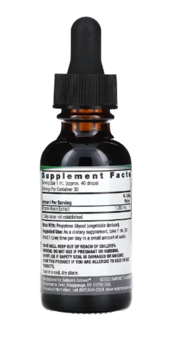 Nature's Answer, Propolis Extract, Alcohol-Free, 1,000 mg, 1 fl oz (30 ml)