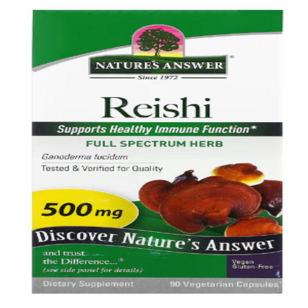 Nature's Answer, Reishi, 500 mg, 90 Vegetarian Capsules