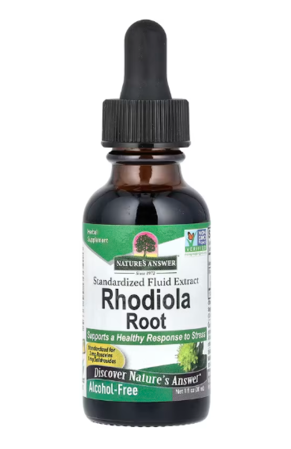 Nature's Answer, Rhodiola Root, Standardized Fluid Extract, Alcohol-Free, 1 fl oz (30 ml)