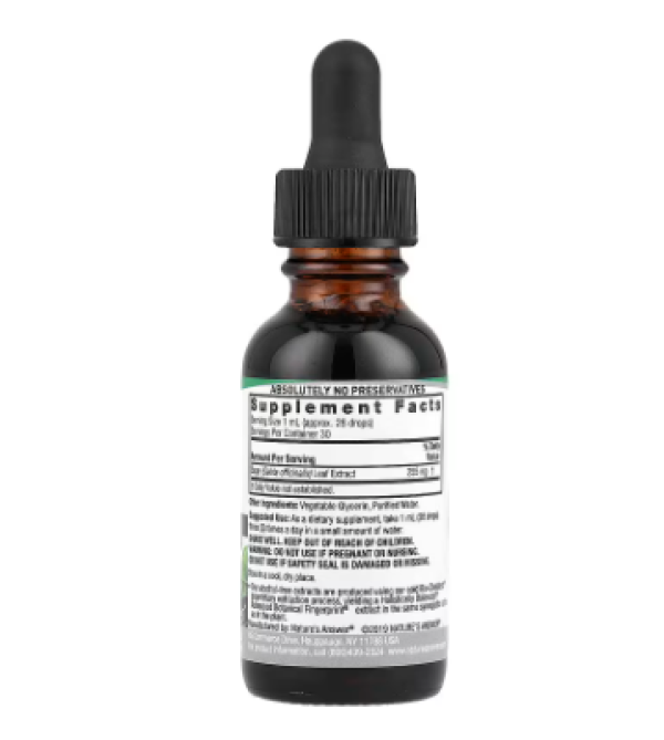 Nature's Answer, Sage Leaf Extract, Alcohol-Free, 1,000 mg, 1 fl oz (30 ml)