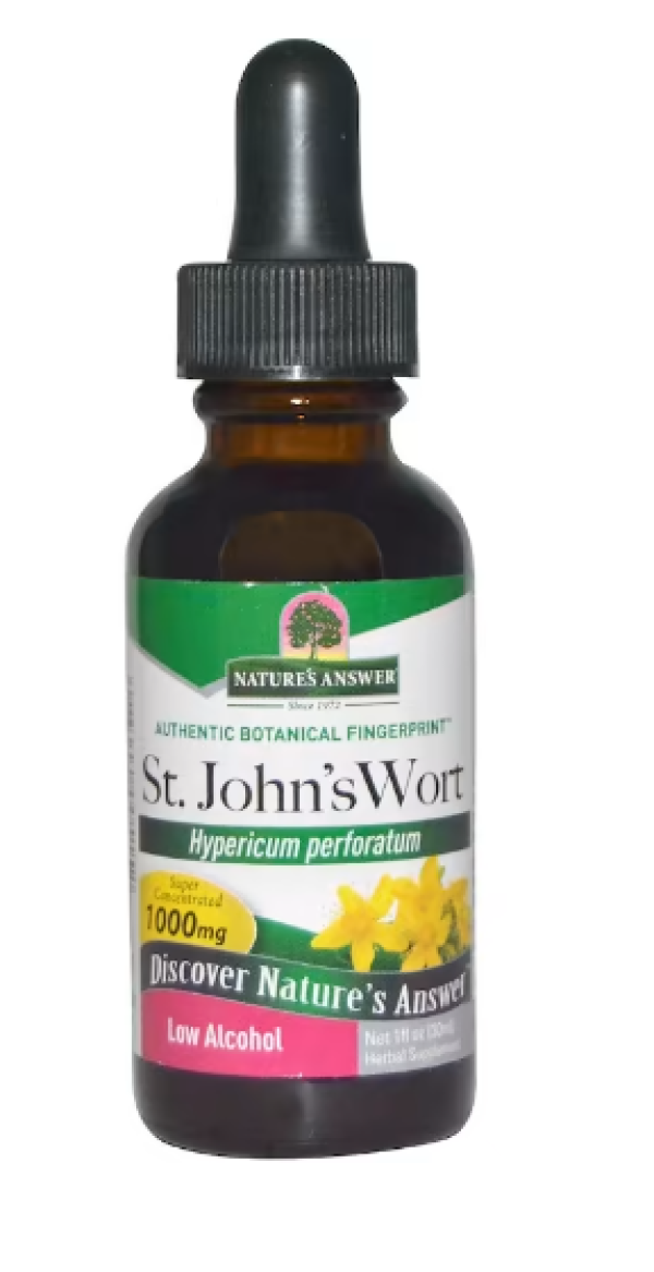 Nature's Answer, St. John's Wort, Low Organic Alcohol, 1000 mg, 1 fl oz (30 ml)