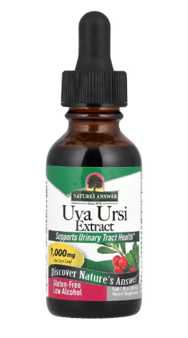Nature's Answer, Uva Ursi Extract, Low Alcohol, 1,000 mg, 1 fl oz (30 ml)