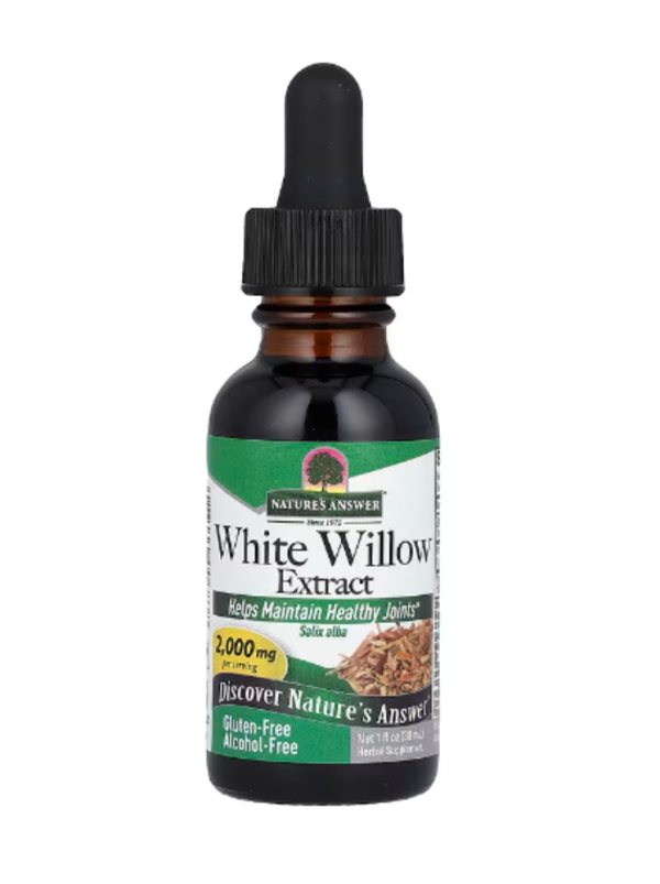 Nature's Answer, White Willow, Alcohol-Free, 2,000 mg, 1 fl oz (30 ml)