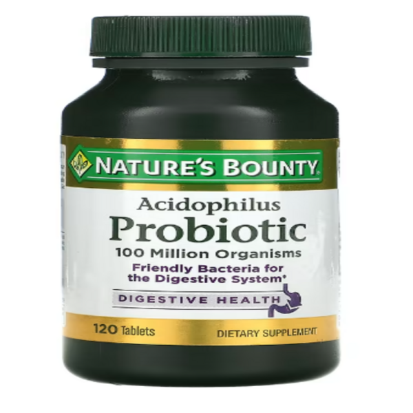 Nature's Bounty, Acidophilus Probiotic, 120 Tablets