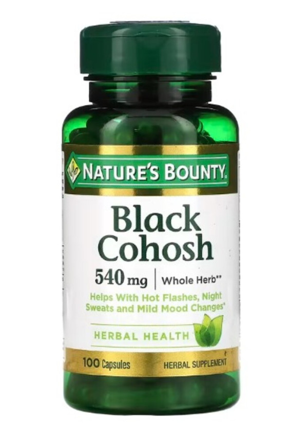 Nature's Bounty, Black Cohosh, 540 mg, 100 Capsules