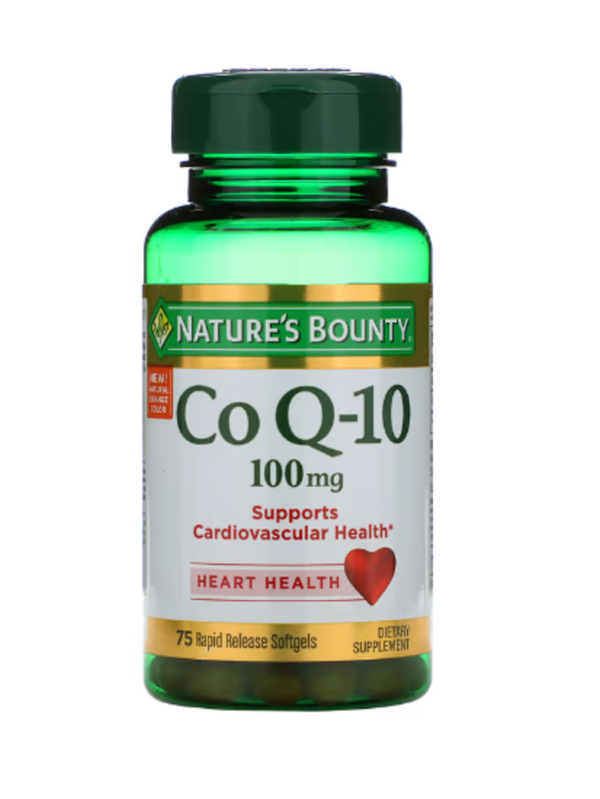 Nature's Bounty, Co Q-10, 100 mg, 75 Rapid Release Softgels