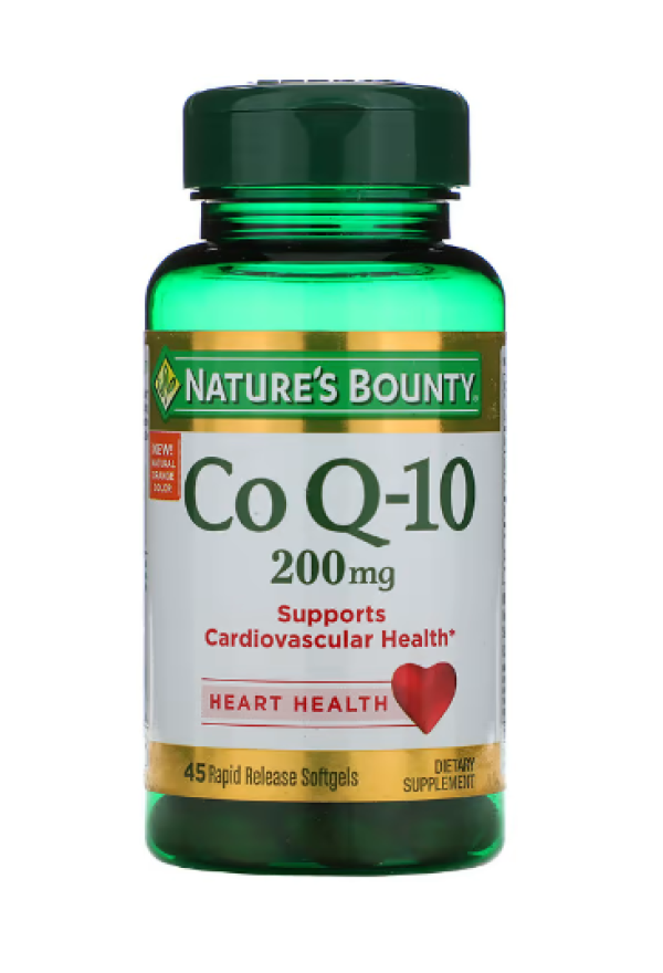 Nature's Bounty, Co Q-10, 200 mg, 45 Rapid Release Softgels