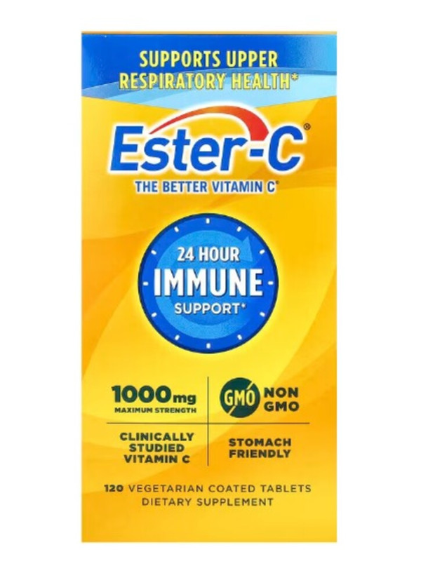Nature's Bounty, Ester-C®, Maximum Strength, 1,000 mg, 120 Vegetarian Coated Tablets