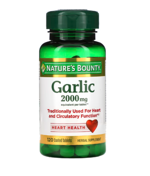 Nature's Bounty, Garlic, 2,000 mg, 120 Coated Tablets