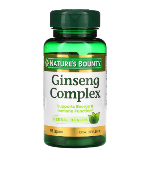 Nature's Bounty, Ginseng Complex, 75 Capsules
