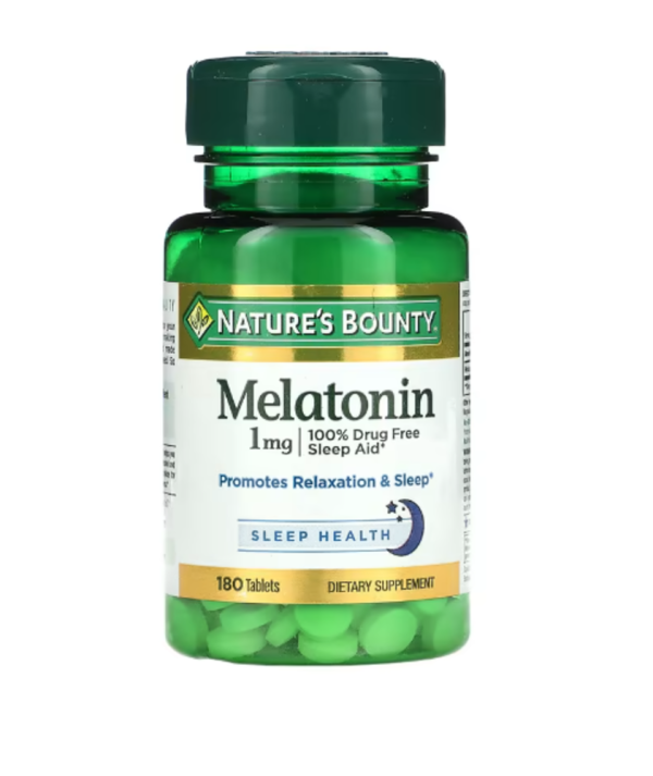 Nature's Bounty, Melatonin, 1 mg, 180 Tablets