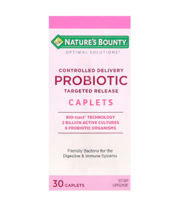 Nature's Bounty, Optimal Solutions, Women's Health, Controlled Delivery Probiotic, 30 Caplets