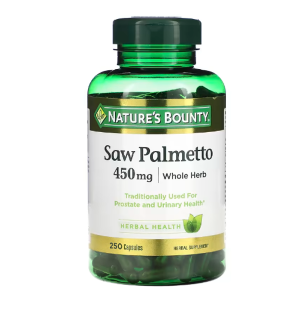 Nature's Bounty, Saw Palmetto, 450 mg, 250 Capsules