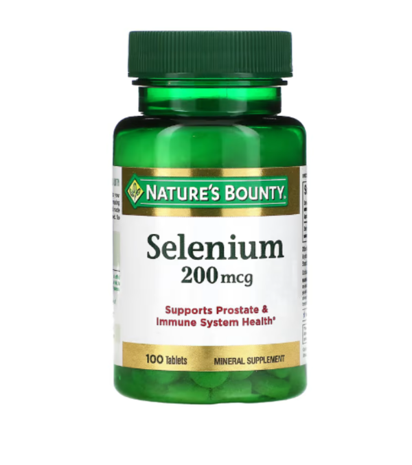 Nature's Bounty, Selenium, 200 mcg, 100 Tablets
