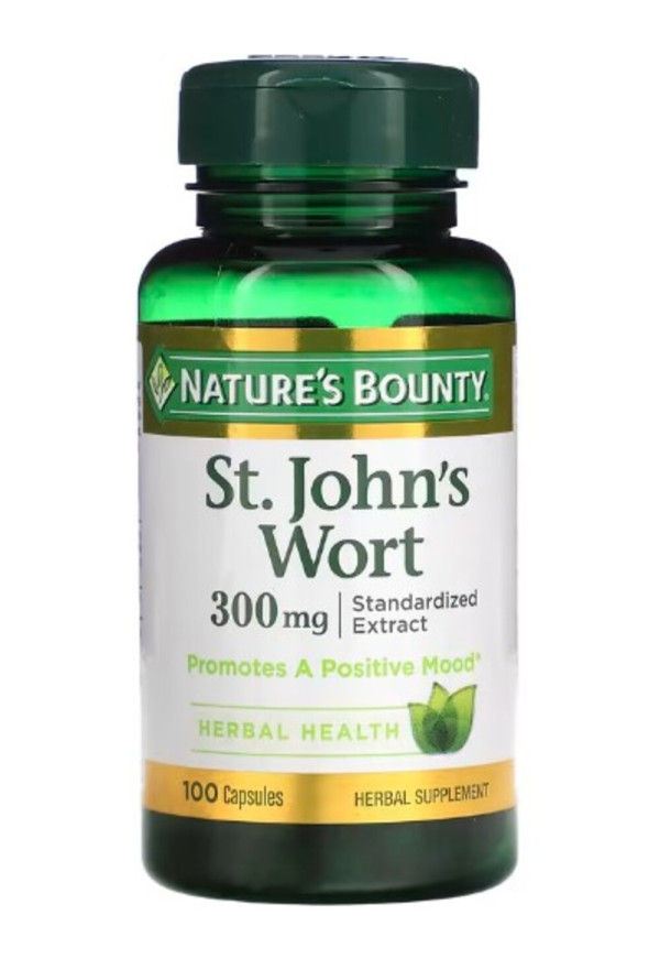 Nature's Bounty, St. John's Wort, 300 mg, 100 Capsules