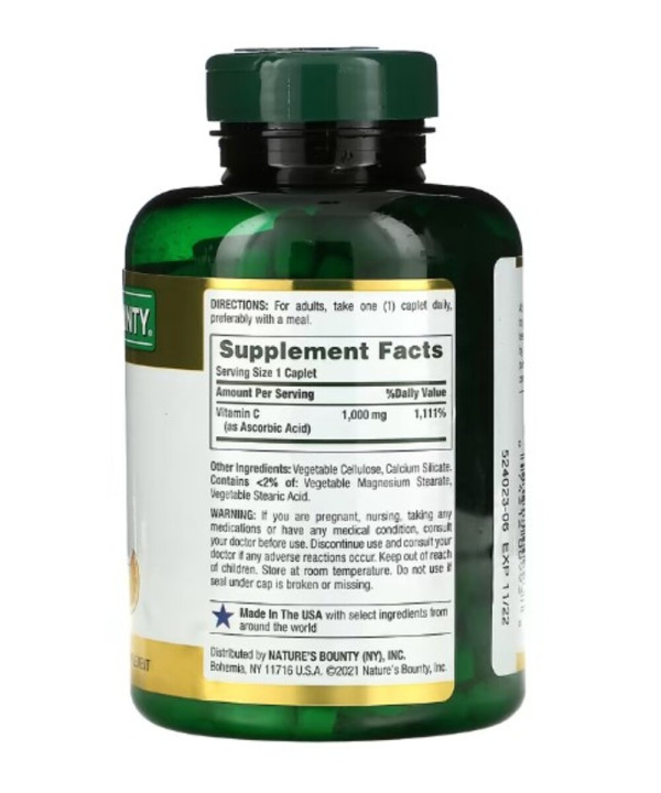 Nature's Bounty, Vitamin C, 1,000 mg, 300 Caplets