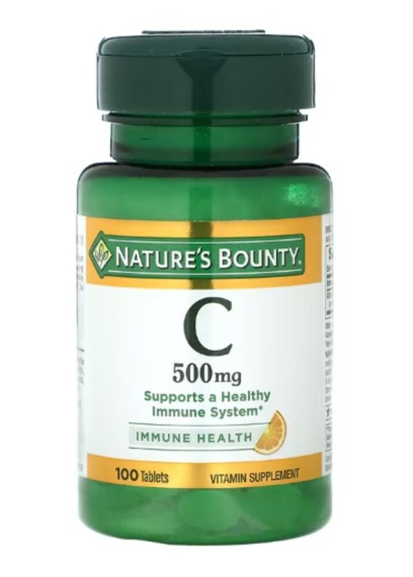Nature's Bounty, Vitamin C, 500 mg, 100 Tablets