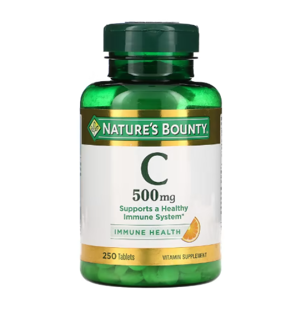 Nature's Bounty, Vitamin C, 500 mg, 250 Tablets