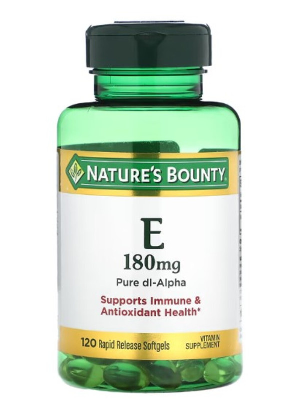 Nature's Bounty, Vitamin E, 180 mg, 120 Rapid Release Softgels