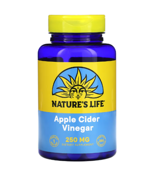 Nature's Life, Apple Cider Vinegar, 250 mg, 250 Tablets