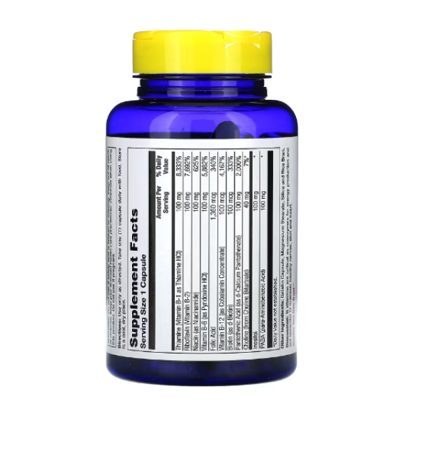 Nature's Life, B-100, High Folic Acid, 100 Capsules