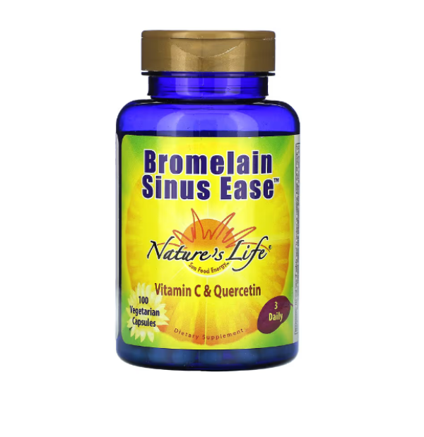 Nature's Life, Bromelain Sinus Ease, 100 Veggie Caps