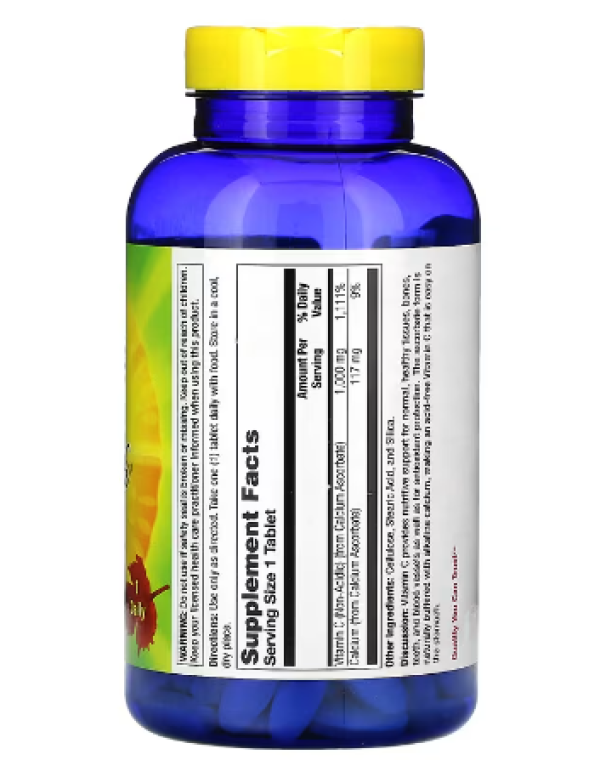 Nature's Life, C-1,000 Ascorbate, 250 Tablets