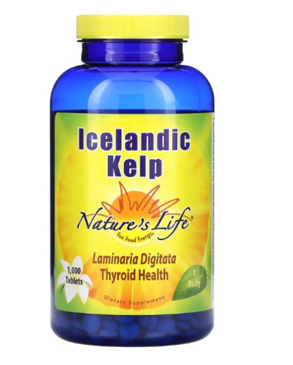 Nature's Life, Icelandic Kelp, 1,000 Tablets