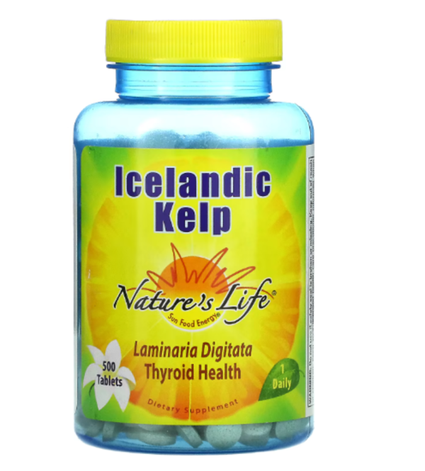 Nature's Life, Icelandic Kelp, 500 Tablets