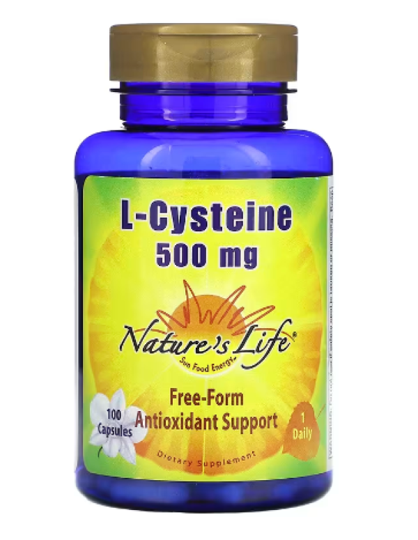 Nature's Life, L-Cysteine, 500 mg, 100 Capsules