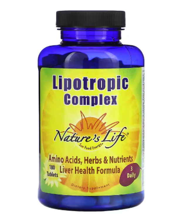 Nature's Life, Lipotropic Complex, 180 Tablets