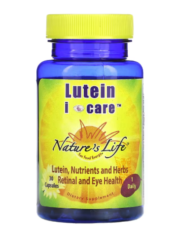 Nature's Life, Lutein I Care, 30 Capsules