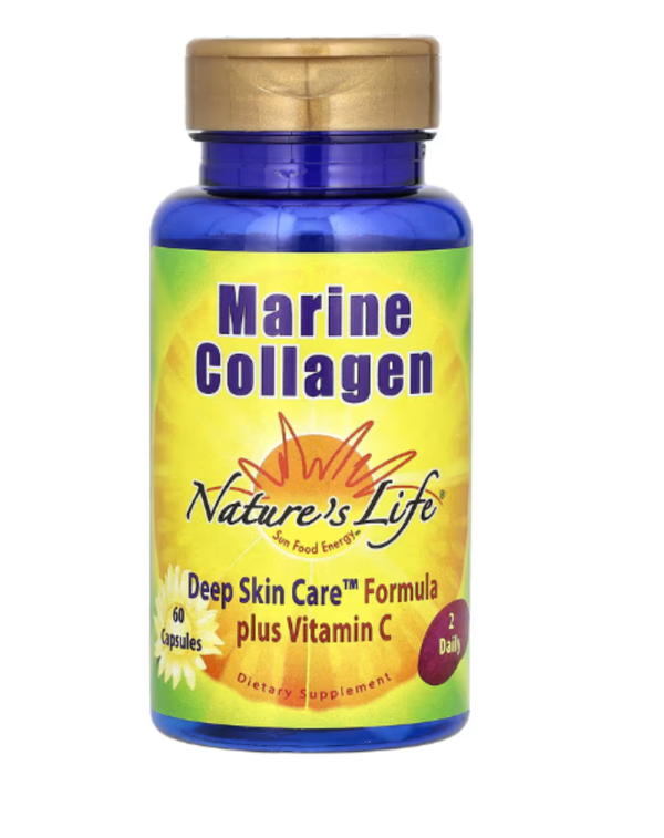 Nature's Life, Marine Collagen, 60 Capsules