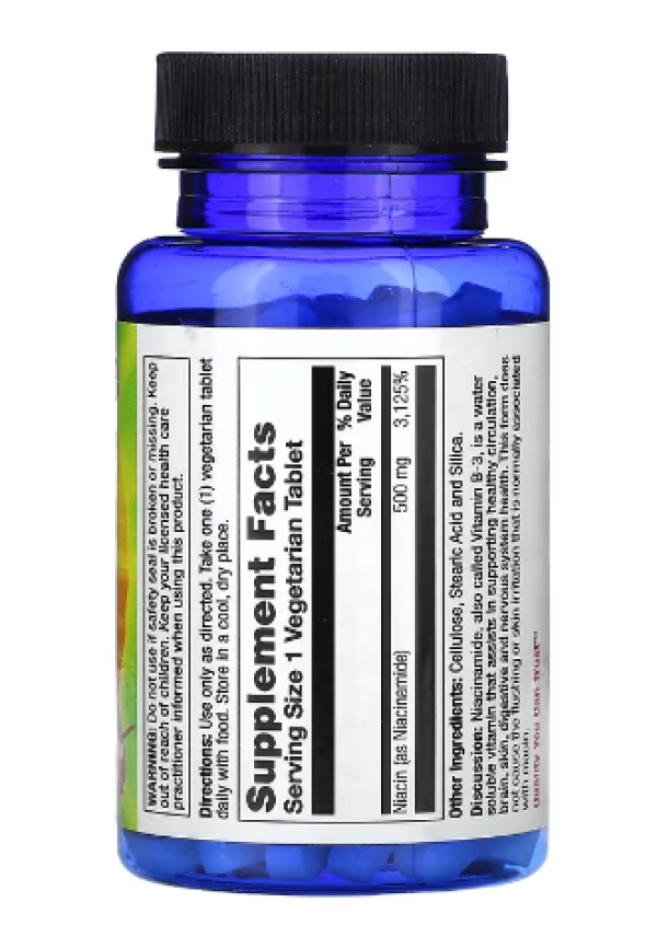 Nature's Life, Niacinamide, 500 mg, 100 Vegetarian Tablets