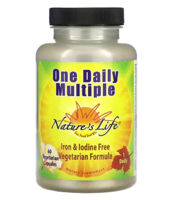 Nature's Life, One Daily Multiple, 60 Vegetarian Capsules