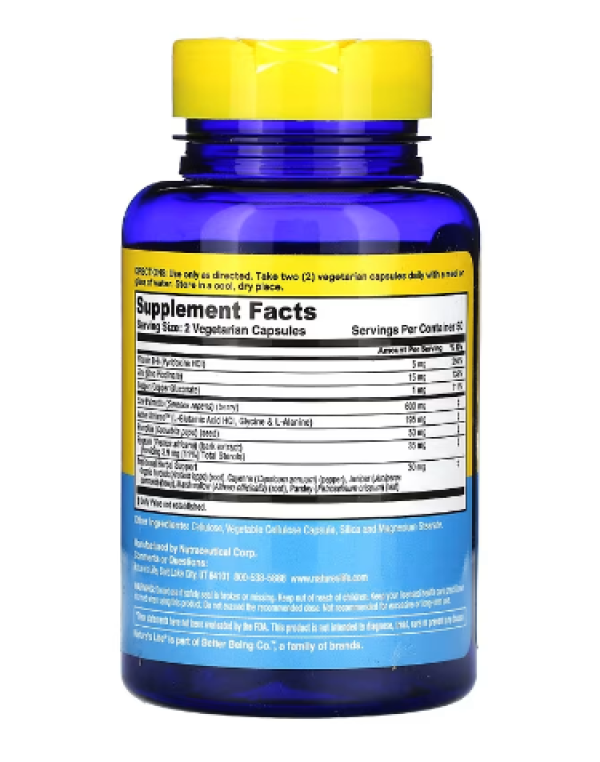 Nature's Life, Prostate Maintain 600 Plus, 100 Capsules