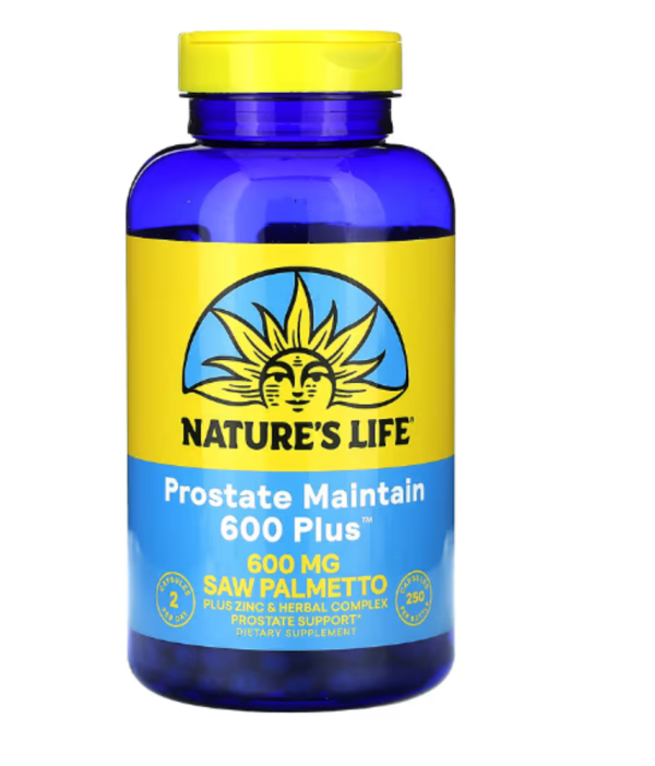 Nature's Life, Prostate Maintain 600 Plus, 250 Vegetarian Capsules