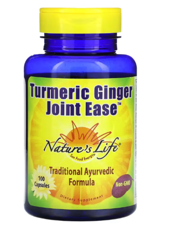 Nature's Life, Turmeric Ginger Joint Ease, 100 Capsules
