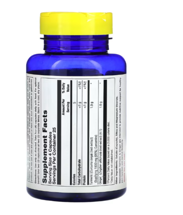 Nature's Life, Turmeric Ginger Joint Ease, 100 Capsules