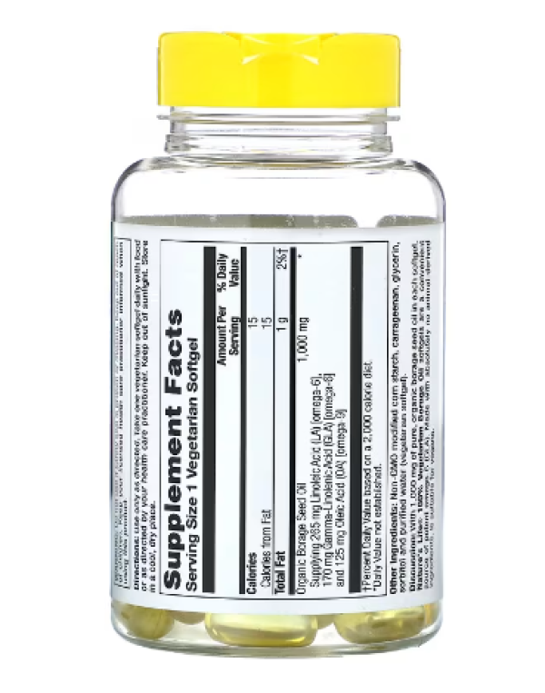 Nature's Life, Vegetarian Borage Oil, 60 Vegetarian Softgels