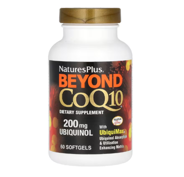 Nature's Plus, Beyond CoQ10, Ubiquinol, 200 mg, 60 Softgels